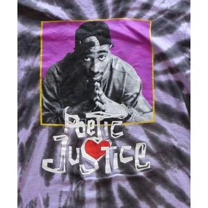 Poetic Justice Shirt Mens Medium Tupac Rap Movie Hip Hop Graphic Tee